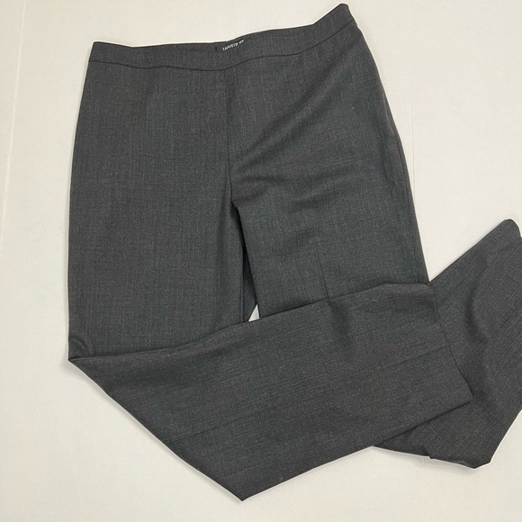 Lafayette 148 Straight Leg Gray Wool Slacks - Picture 8 of 8